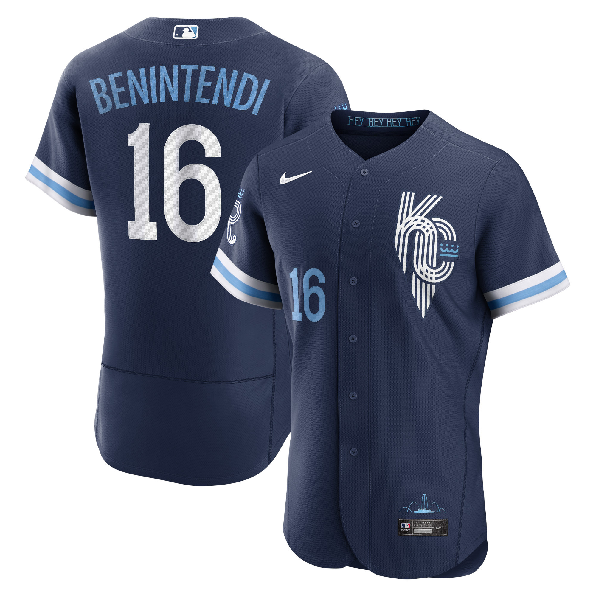 Andrew Benintendi Kansas City Royals 2022 City Connect Authentic Player Jersey - Navy Mlb