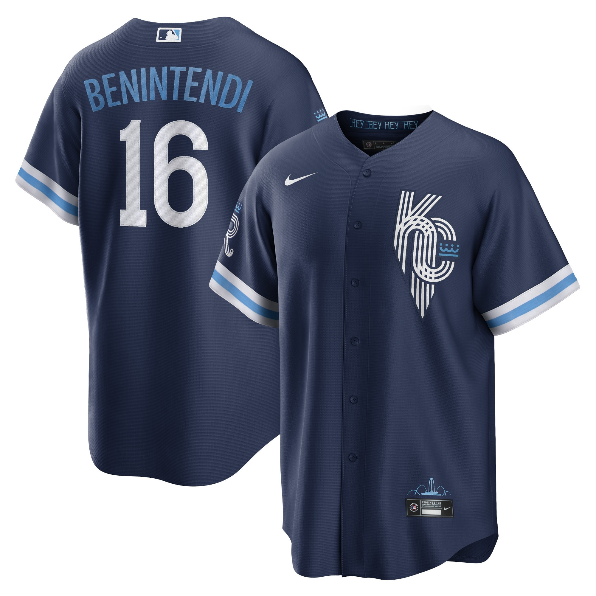 Andrew Benintendi Kansas City Royals 2022 City Connect Replica Player Jersey - Navy Mlb