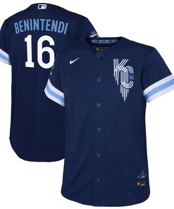 Andrew Benintendi Kansas City Royals 2022 City Connect Replica Player Jersey - Navy Mlb
