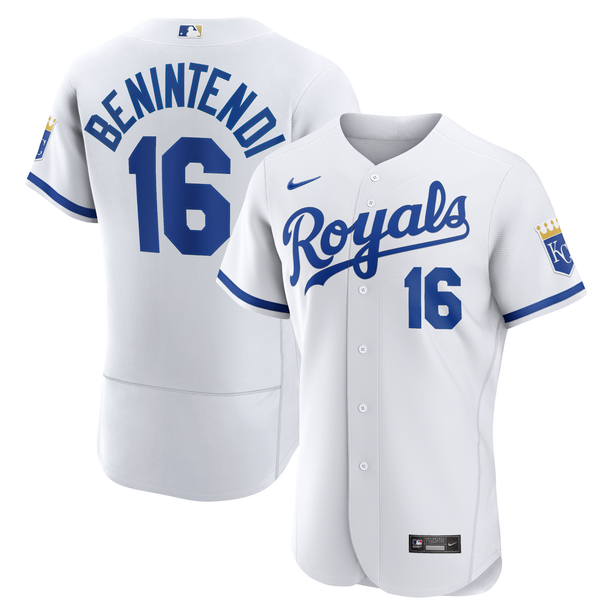 Andrew Benintendi Kansas City Royals 2022 Home Authentic Player Jersey - White Mlb