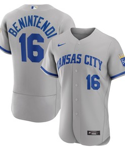 Andrew Benintendi Kansas City Royals 2022 Road Authentic Player Jersey Gray Mlb