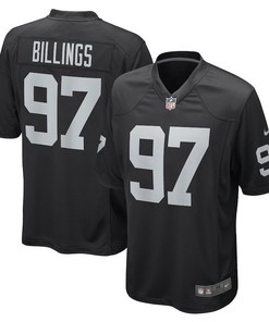 Andrew Billings Las Vegas Raiders Game Player Jersey - Black