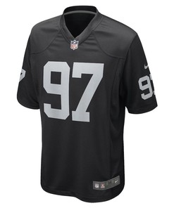 Andrew Billings Las Vegas Raiders Game Player Jersey - Black