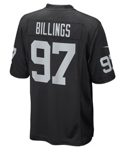 Andrew Billings Las Vegas Raiders Game Player Jersey - Black