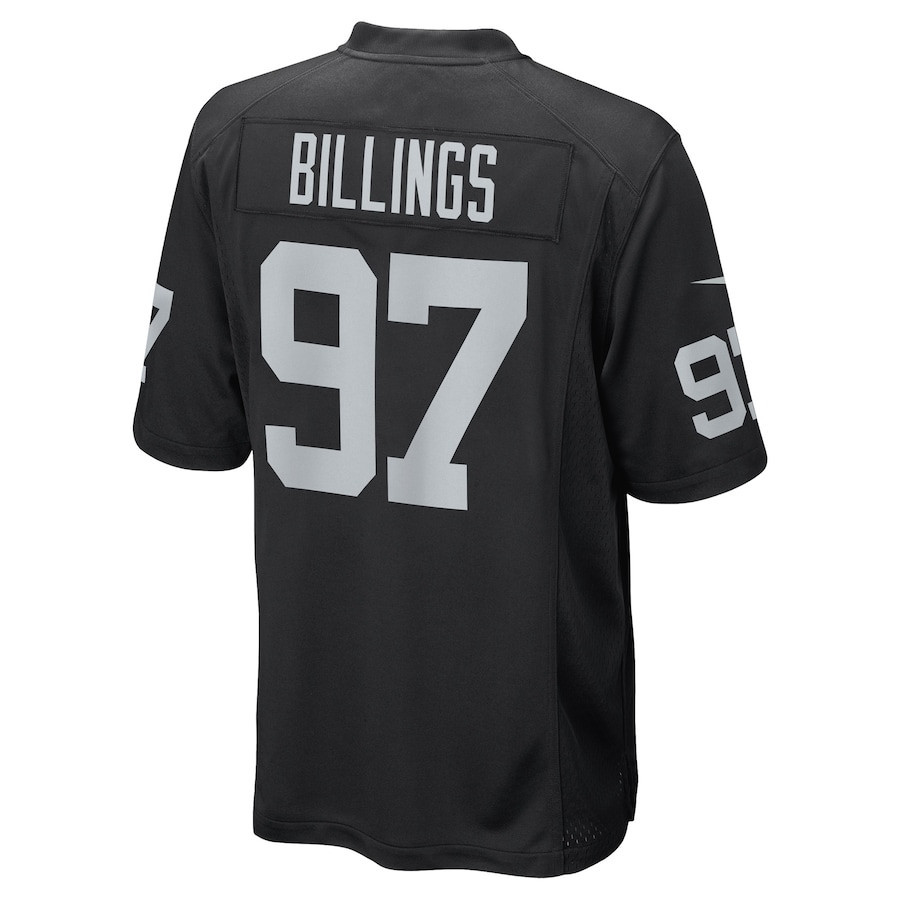 Andrew Billings Las Vegas Raiders Game Player Jersey - Black