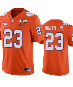 Andrew Booth Jr. Clemson Tigers 2020 National Championship Orange Jersey