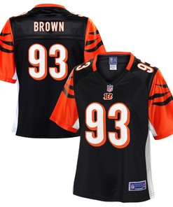 Andrew Brown Cincinnati Bengals Nfl Pro Line Womens Player Jersey - Black