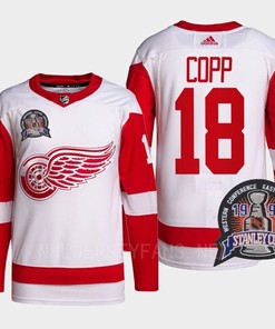 Andrew Copp 18 25th Anniversary Detroit Red Wings Red Jersey