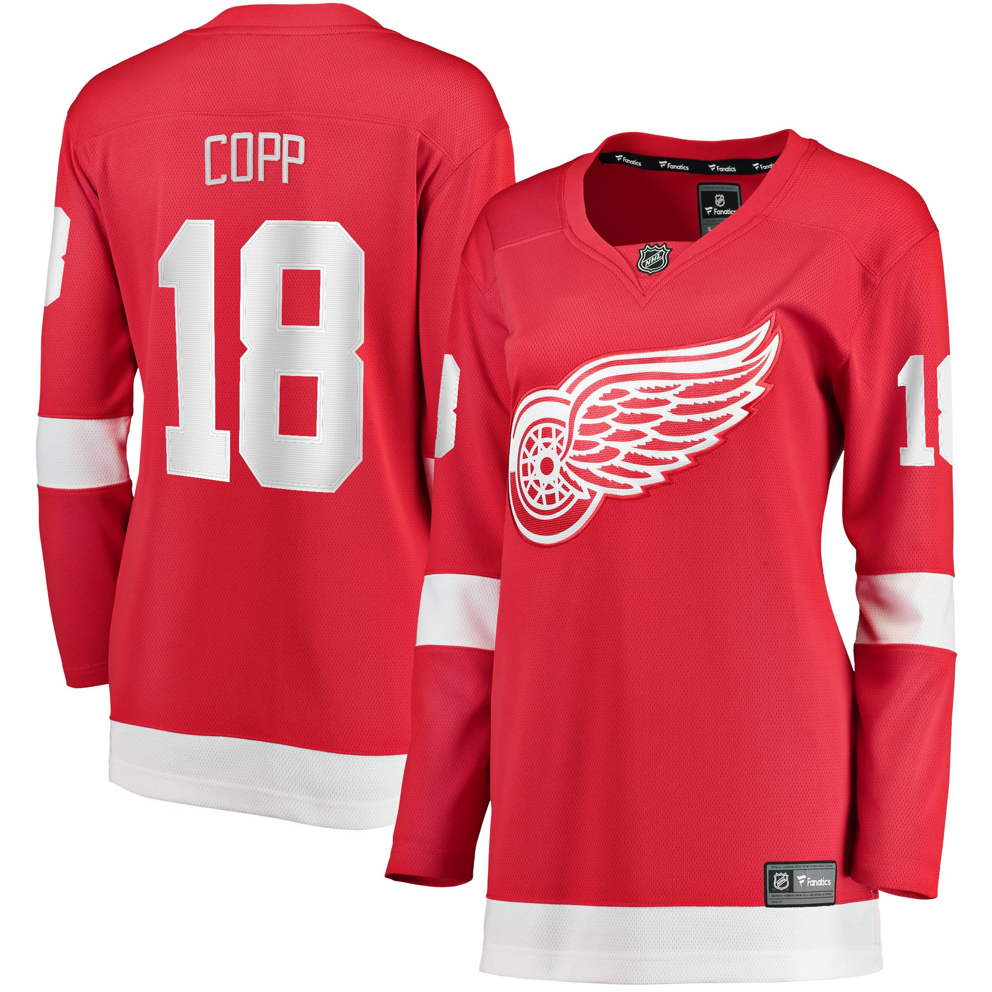 Andrew Copp Detroit Red Wings Fanatics Branded Womens Home Breakaway Player Jersey - Red Nhl