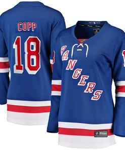 Andrew Copp New York Rangers Womens Fanatics Branded Home Breakaway Player Jersey - Blue Nhl