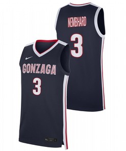 Andrew Nembhard 3 Gonzaga Bulldogs 2023 College Basketball Men Jersey - Navy