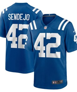 Andrew Sendejo Indianapolis Colts Game Jersey - Royal Nfl