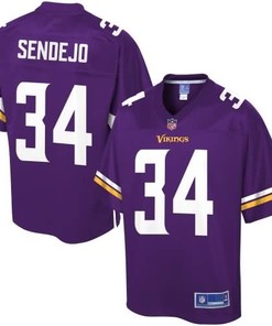 Andrew Sendejo Minnesota Vikings Nfl Pro Line Team Color Player Jersey - Purple