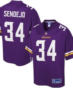 Andrew Sendejo Minnesota Vikings Nfl Pro Line Youth Player Jersey - Purple