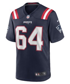 Andrew Stueber New England Patriots Game Player Jersey - Navy