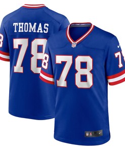Andrew Thomas New York Giants Classic Player Game Jersey - Royal