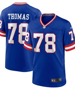Andrew Thomas New York Giants Classic Player Game Jersey - Royal Nfl