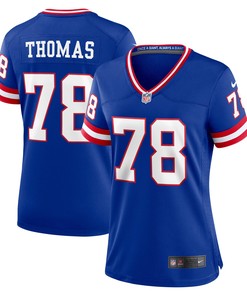 Andrew Thomas New York Giants Womens Classic Player Game Jersey - Royal Nfl