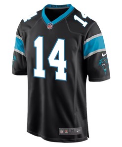 Andy Dalton 14 Carolina Panthers Men Game Jersey - Black