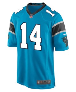 Andy Dalton 14 Carolina Panthers Men Game Jersey - Blue