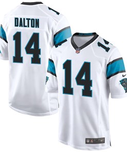 Andy Dalton 14 Carolina Panthers Men Game Jersey - White
