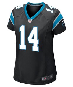 Andy Dalton 14 Carolina Panthers Women Game Jersey - Black