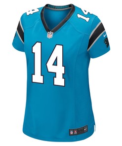 Andy Dalton 14 Carolina Panthers Women Game Jersey - Blue