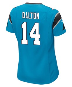 Andy Dalton 14 Carolina Panthers Women Game Jersey - Blue