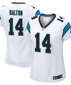 Andy Dalton 14 Carolina Panthers Women Game Jersey - White