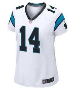 Andy Dalton 14 Carolina Panthers Women Game Jersey - White