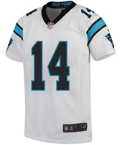Andy Dalton 14 Carolina Panthers Youth Game Jersey - White