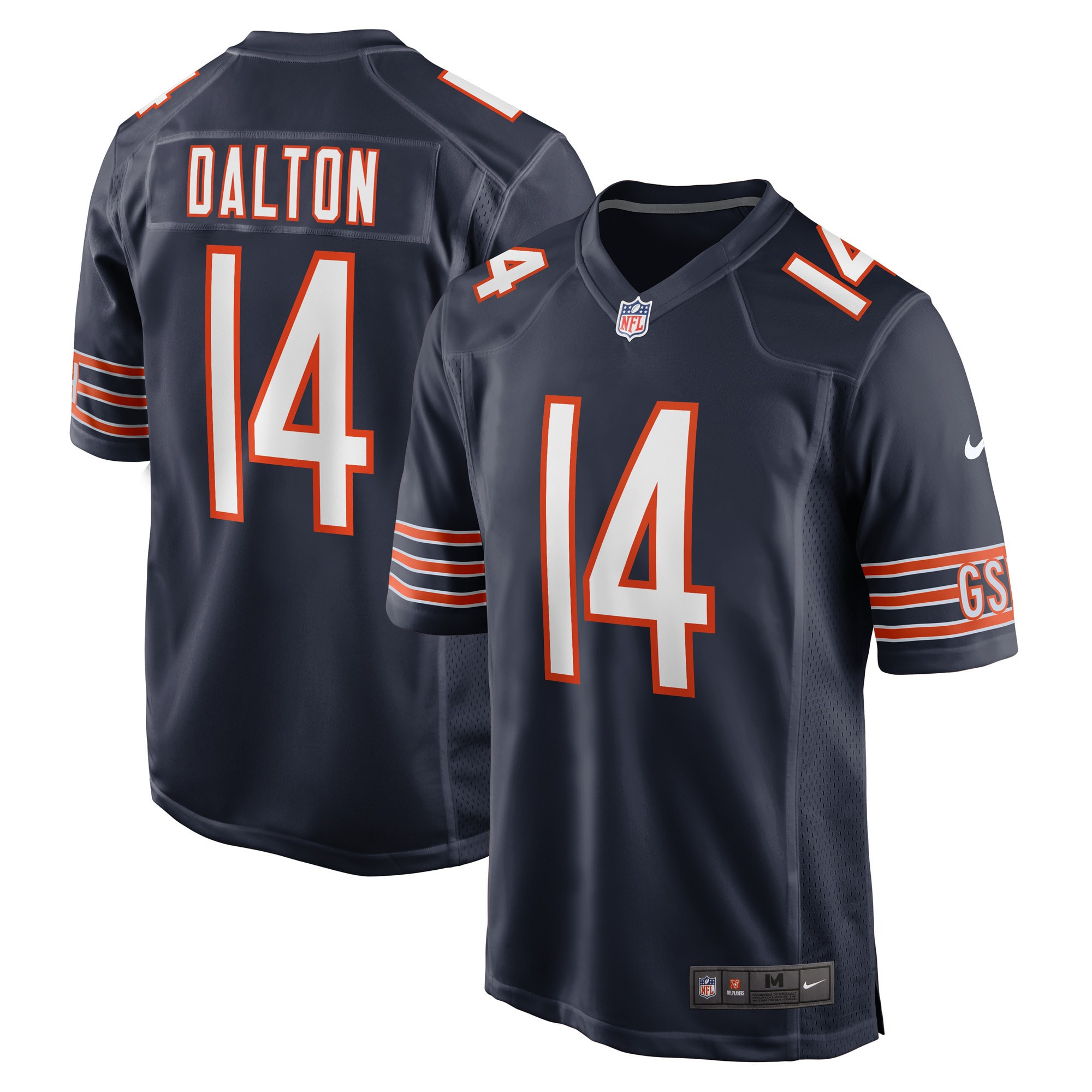 Andy Dalton Chicago Bears Game Player Jersey - Navy Nfl