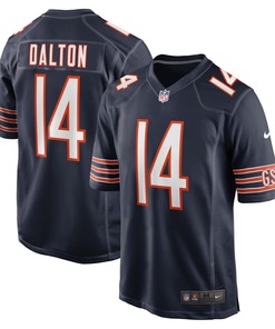 Andy Dalton Chicago Bears Game Player Jersey Navy Nfl