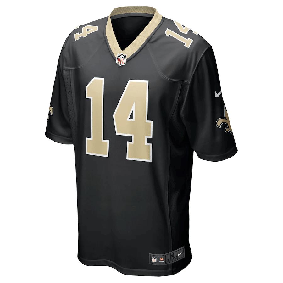 Andy Dalton New Orleans Saints Game Player Jersey - Black