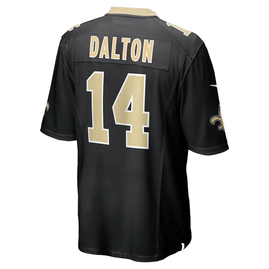 Andy Dalton New Orleans Saints Game Player Jersey - Black