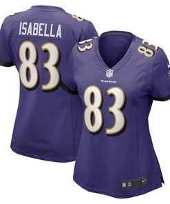 Andy Isabella Baltimore Ravens Women's Home Game Player Jersey - Purple
