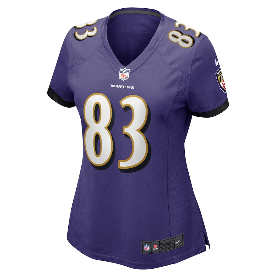 Andy Isabella Baltimore Ravens Women's Home Game Player Jersey - Purple