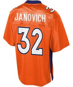 Andy Janovich Denver Broncos Nfl Pro Line Player Jersey - Orange