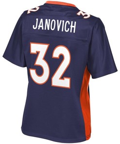 Andy Janovich Denver Broncos Nfl Pro Line Womens Alternate Player Jersey - Navy