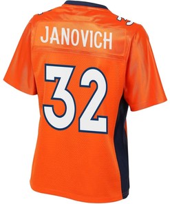 Andy Janovich Denver Broncos Nfl Pro Line Womens Player Jersey - Orange