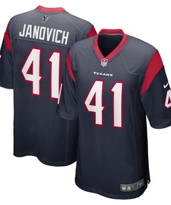 Andy Janovich Houston Texans Game Jersey - Navy Nfl