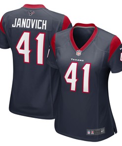 Andy Janovich Houston Texans Womens Game Jersey - Navy Nfl