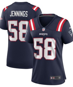 Anfernee Jennings New England Patriots Womens Team Game Jersey - Navy Nfl