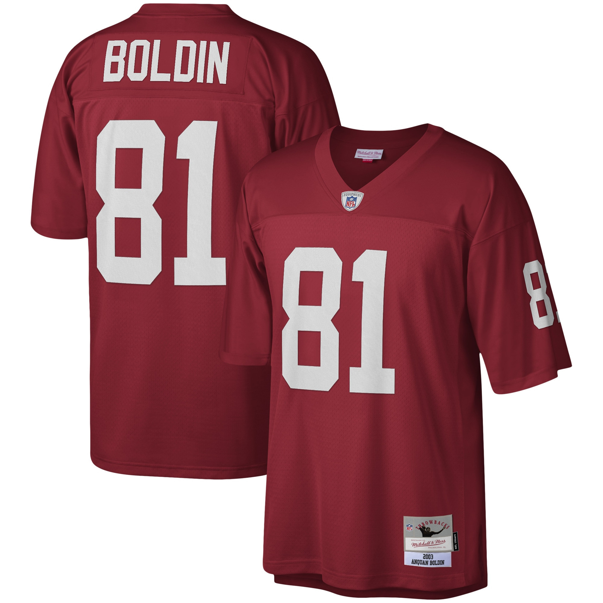 Anquan Boldin Arizona Cardinals Mitchell And Ness 2003 Legacy Replica Jersey Cardinal Nfl