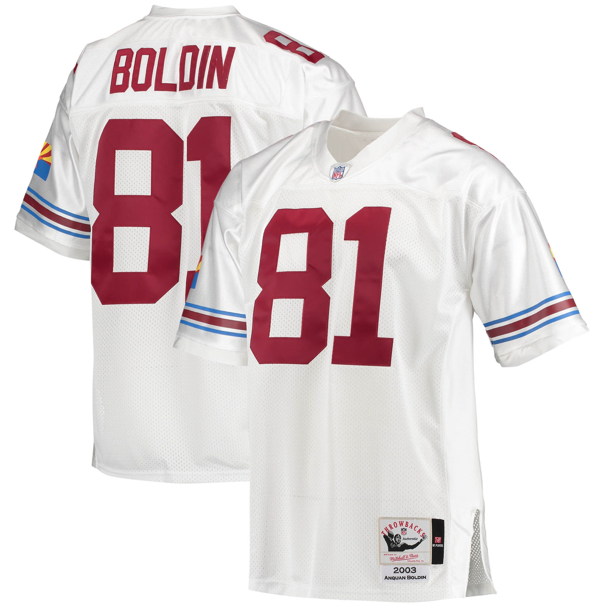 Anquan Boldin Arizona Cardinals Mitchell & Ness 2003 Authentic Retired Player Jersey - White Nfl