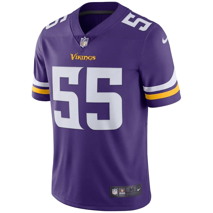 Anthony Barr 55 Minnesota Vikings Vapor Untouchable Limited Player Jersey - Purple