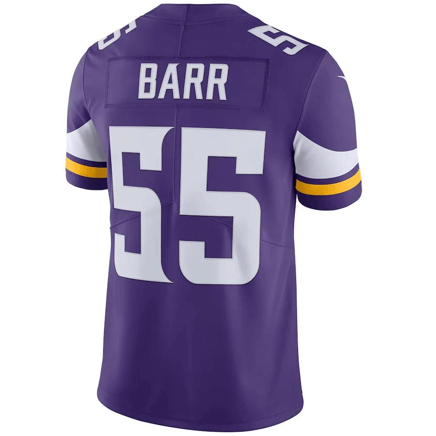 Anthony Barr 55 Minnesota Vikings Vapor Untouchable Limited Player Jersey - Purple