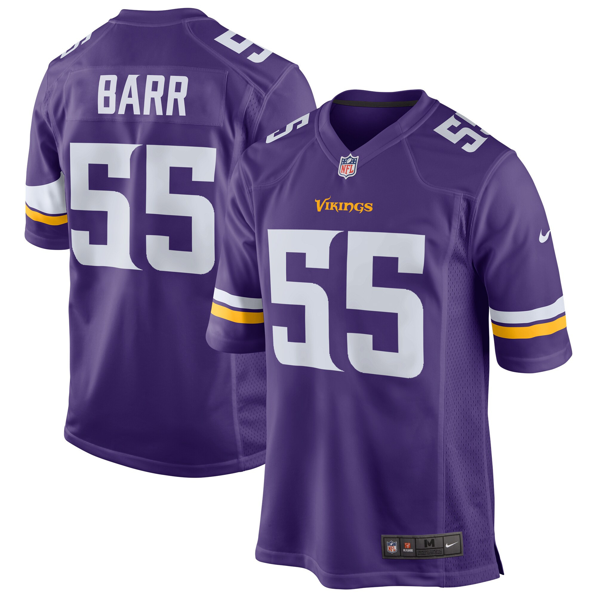 Anthony Barr Minnesota Vikings Game Jersey - Purple Nfl
