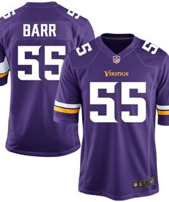 Anthony Barr Minnesota Vikings Team Color Game Jersey - Purple Nfl