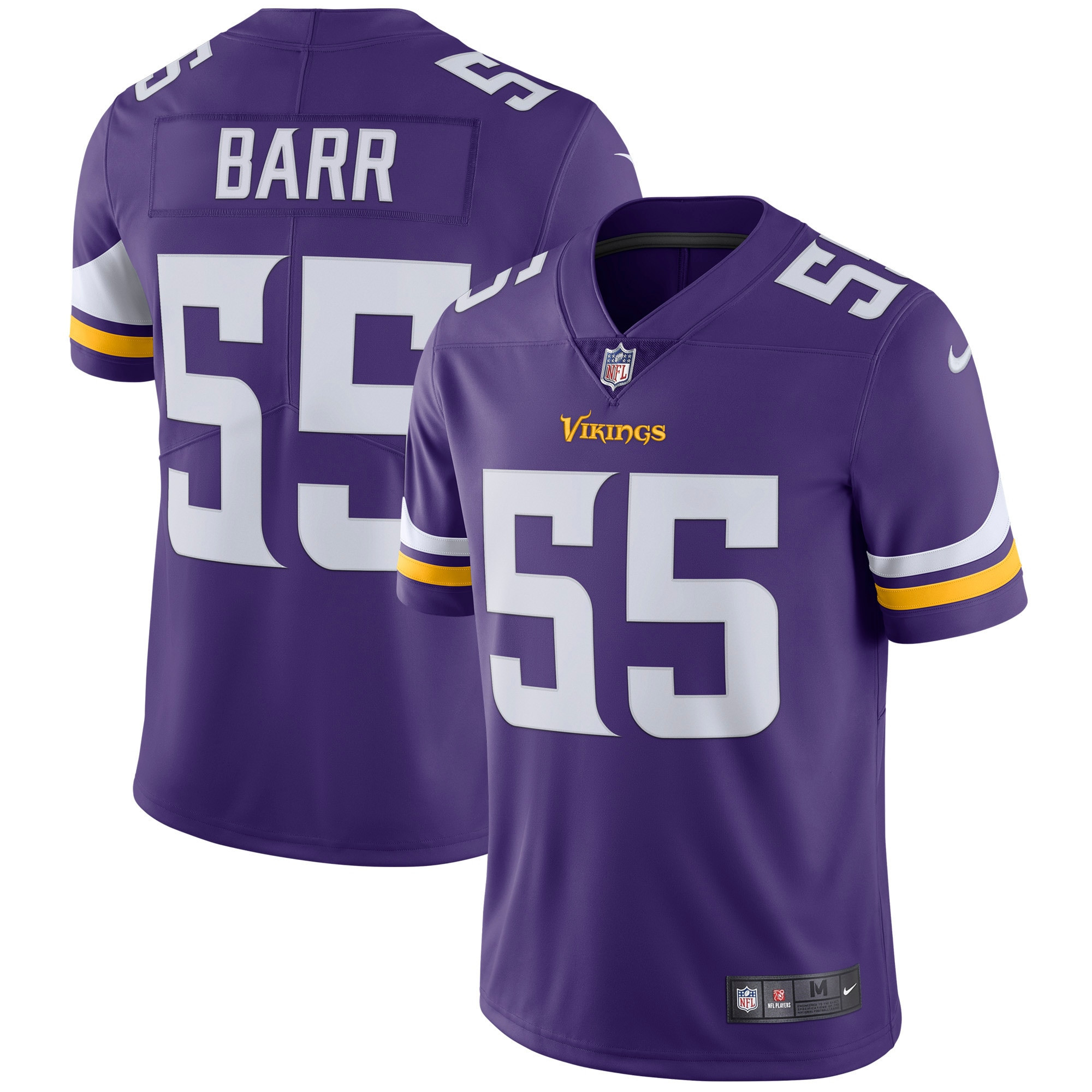 Anthony Barr Minnesota Vikings Vapor Untouchable Limited Player Jersey - Purple Nfl
